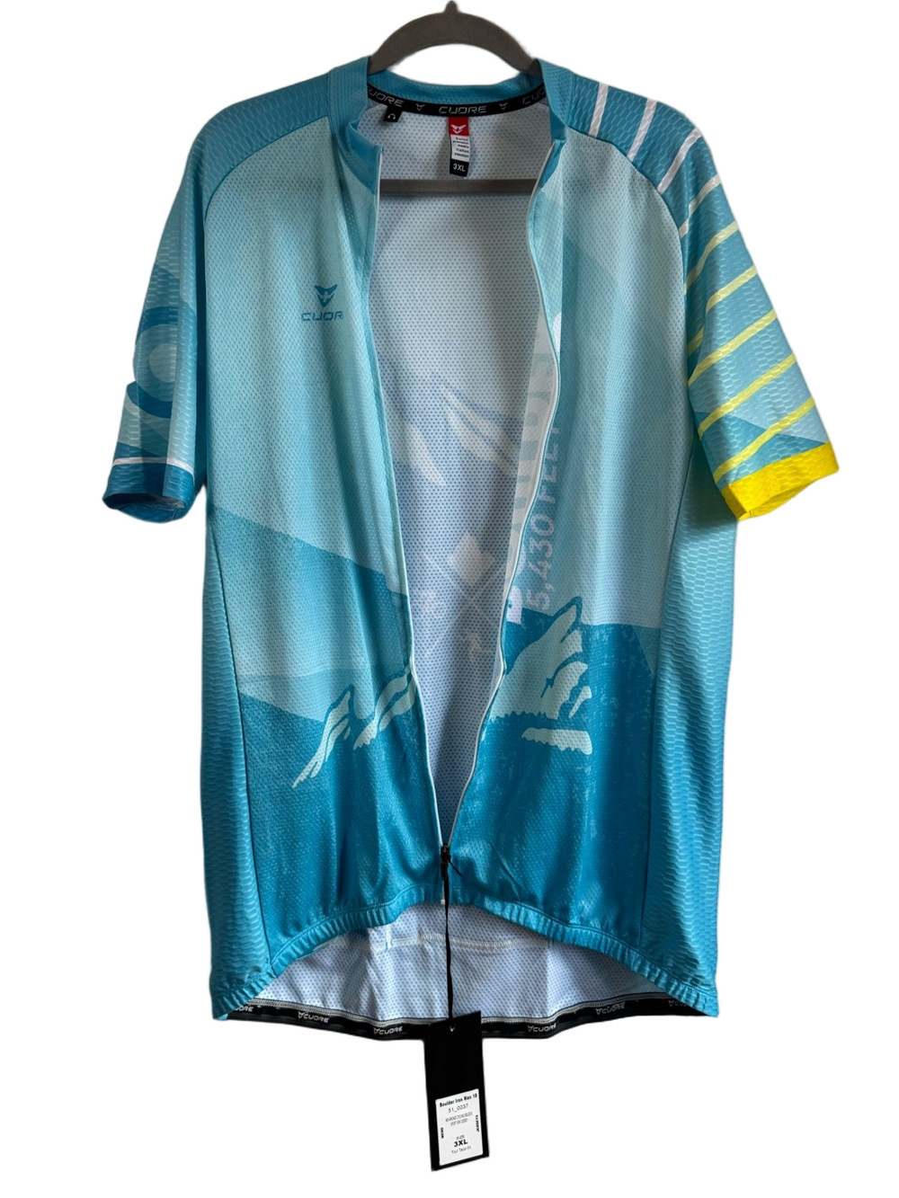 *NWT* CUORE Full Zip Cycling Jersey - Picture 7 of 12